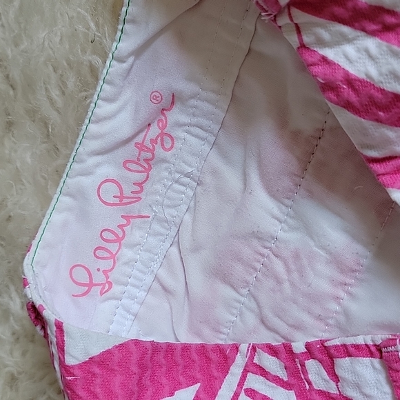Lilly Pulitzer The Walsh Short in Capri Pink Yacht Sea - Picture 5 of 11